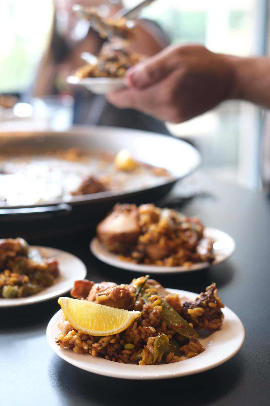 plate of paella