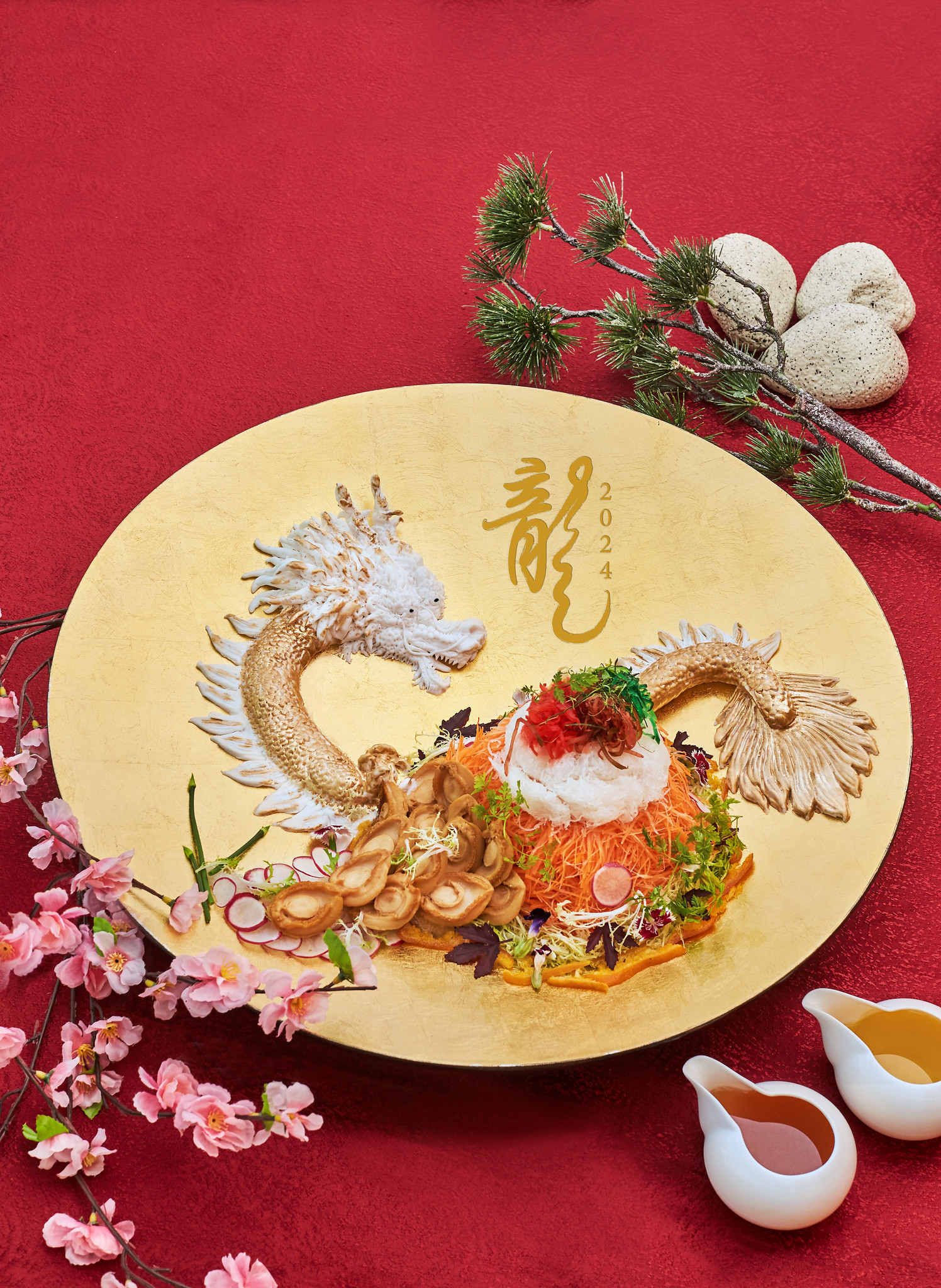 Dragon Dynasty with French Ice Lettuce ‘Lo Hei’ Yu Sheng (with word)