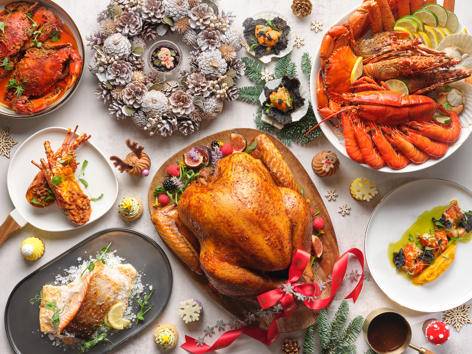 Singapore Marriott Tang Plaza Hotel - Festive Dining at Crossroads Buffet for a Wonderful Christmas